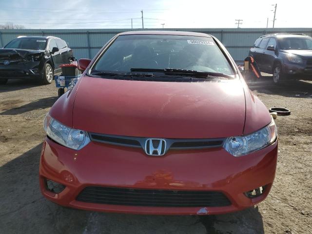 2HGFG12826H564270 - 2006 HONDA CIVIC EX RED photo 5