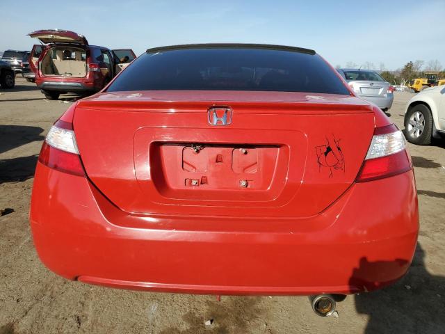 2HGFG12826H564270 - 2006 HONDA CIVIC EX RED photo 6