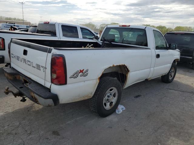 1GCEK14VX4E106542 - 2004 CHEVROLET SILVERADO K1500 WHITE photo 3