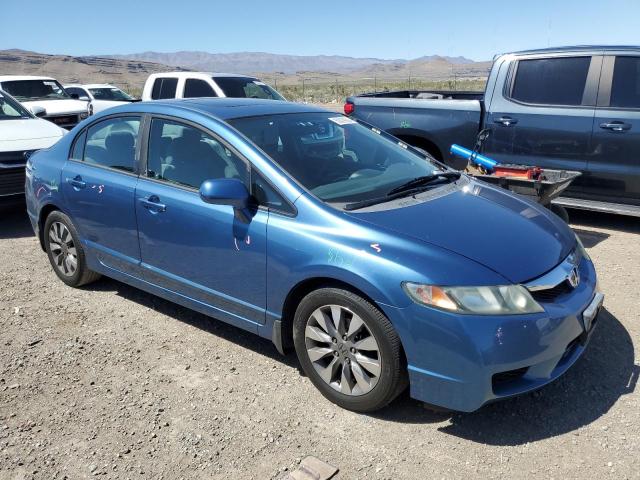 1HGFA168X9L030114 - 2009 HONDA CIVIC EX BLUE photo 4