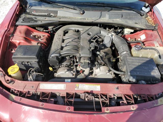 2B3KA33V09H556219 - 2009 DODGE CHARGER SXT BURGUNDY photo 11