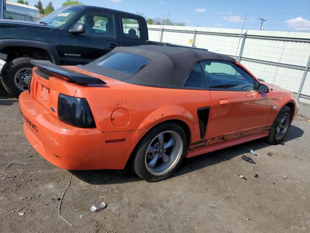 1FAFP44684F140480 - 2004 FORD MUSTANG ORANGE photo 3