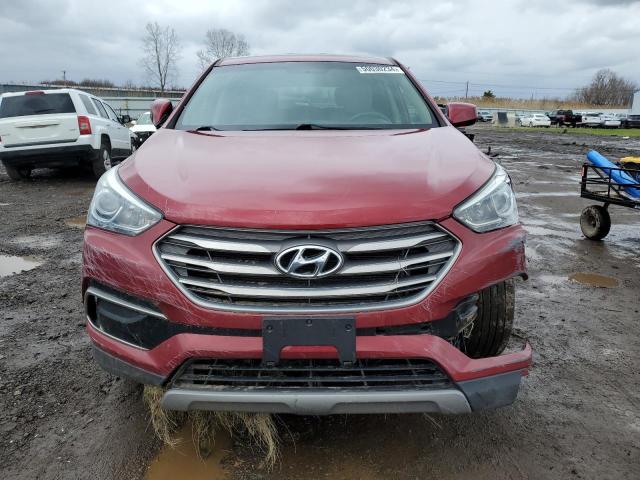 5XYZTDLB8HG428293 - 2017 HYUNDAI SANTA FE S RED photo 5