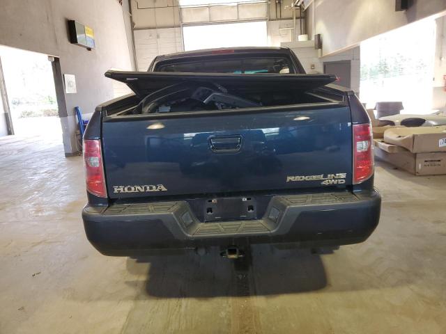 5FPYK1F5XAB006078 - 2010 HONDA RIDGELINE RTL BLUE photo 6