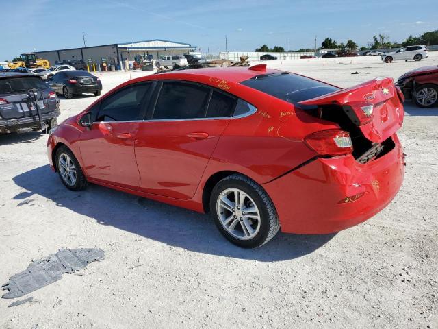 1G1BE5SMXJ7184310 - 2018 CHEVROLET CRUZE LT RED photo 2