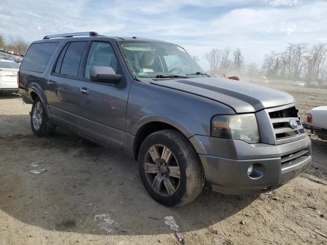 1FMJK2A51AEB65608 - 2010 FORD EXPEDITION EL LIMITED GRAY photo 4
