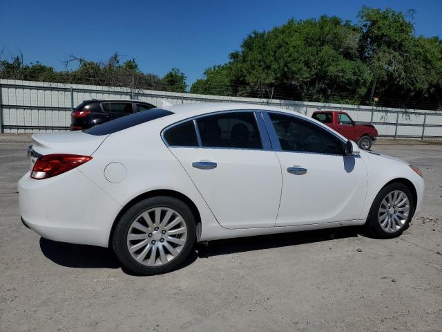 2G4GR5EK1C9110587 - 2012 BUICK REGAL WHITE photo 3