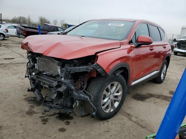 5NMS33AD1LH175333 - 2020 HYUNDAI SANTA FE SEL Նարնջագույն լուսանկար 1