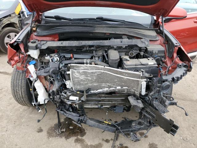 5NMS33AD1LH175333 - 2020 HYUNDAI SANTA FE SEL Նարնջագույն լուսանկար 12