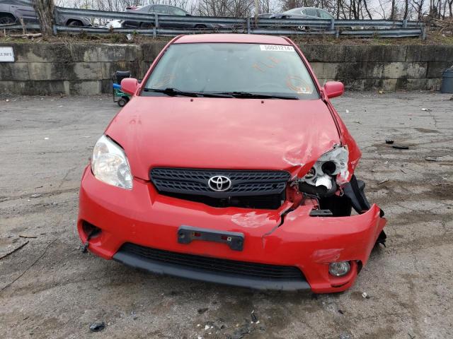 2T1KR32E16C564358 - 2006 TOYOTA COROLLA MA XR RED photo 5