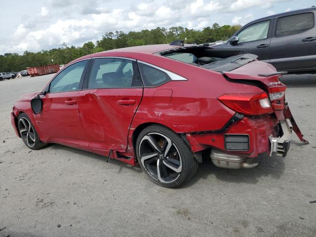 1HGCV1F31MA098768 - 2021 HONDA ACCORD SPORT RED photo 2