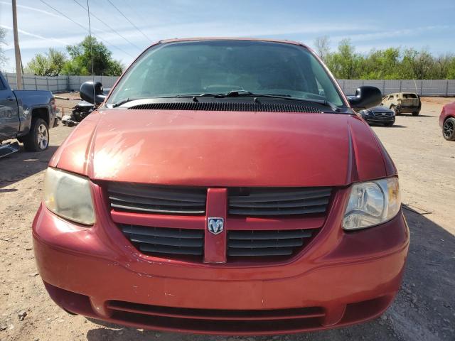 2D4GP24R75R139198 - 2005 DODGE GRAND CARA SE MAROON photo 5