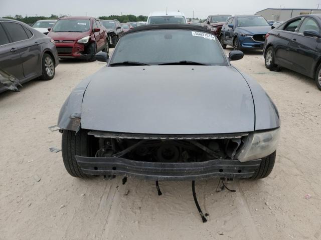 4USBU535X8LX03966 - 2008 BMW Z4 3.0SI GRAY photo 5