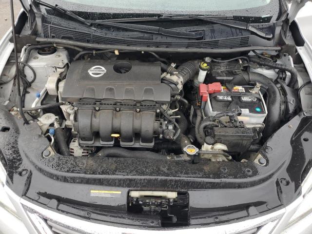 3N1AB7AP1DL614361 - 2013 NISSAN SENTRA S SILVER photo 11