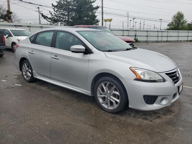 3N1AB7AP1DL614361 - 2013 NISSAN SENTRA S SILVER photo 4