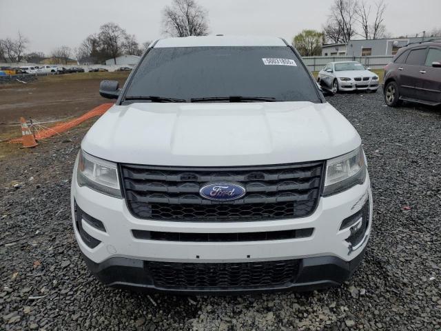 1FM5K8AR3GGA48391 - 2016 FORD EXPLORER POLICE INTERCEPTOR 白色 照片 5
