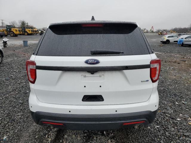 1FM5K8AR3GGA48391 - 2016 FORD EXPLORER POLICE INTERCEPTOR 白色 照片 6