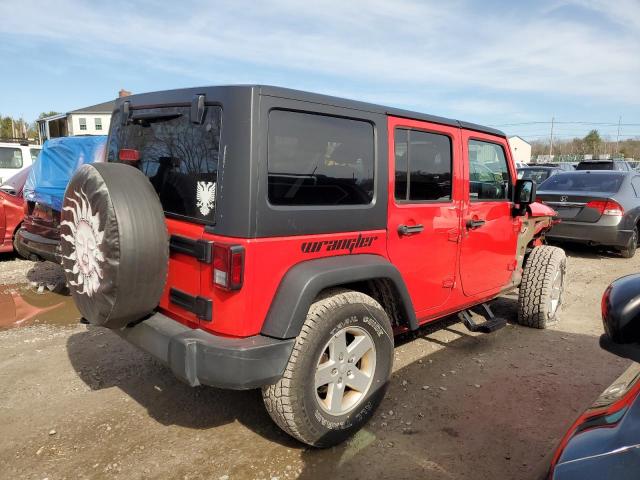 1C4BJWDG3HL719267 - 2017 JEEP WRANGLER U SPORT RED photo 3