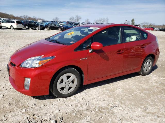 JTDKN3DUXA0212172 - 2010 TOYOTA PRIUS RED photo 1