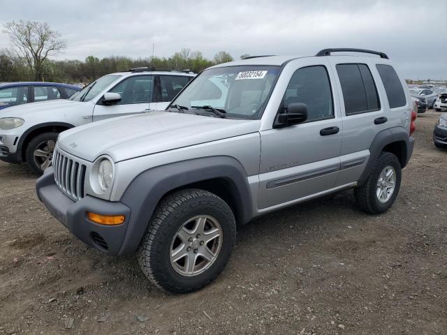 1J4GL48K22W120539 - 2002 JEEP LIBERTY SPORT SILVER photo 1