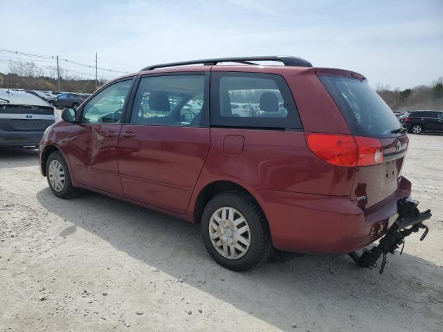 5TDKK4CC3AS314661 - 2010 TOYOTA SIENNA CE RED photo 2