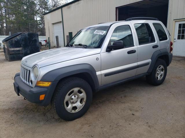 1J4GL48K77W501052 - 2007 JEEP LIBERTY SPORT SILVER photo 1