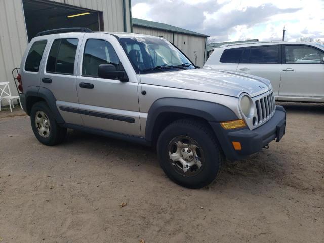 1J4GL48K77W501052 - 2007 JEEP LIBERTY SPORT SILVER photo 4