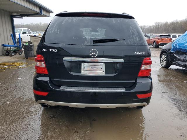4JGBB8GB7BA719375 - 2011 MERCEDES-BENZ ML 350 4MATIC BLACK photo 6