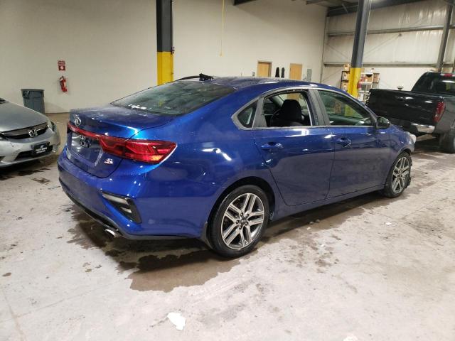 3KPF34ADXKE063997 - 2019 KIA FORTE GT LINE BLUE photo 3