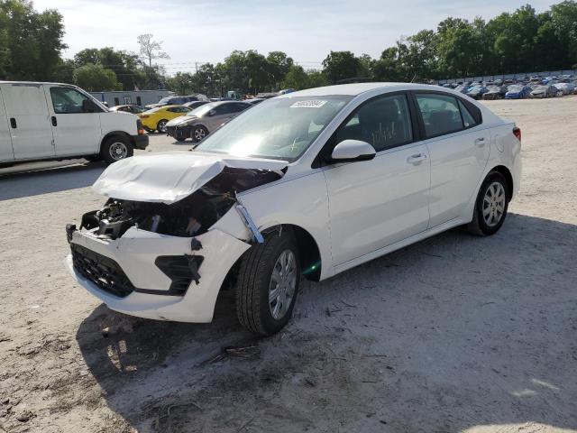 3KPA24AD7PE618473 - 2023 KIA RIO LX WHITE photo 1