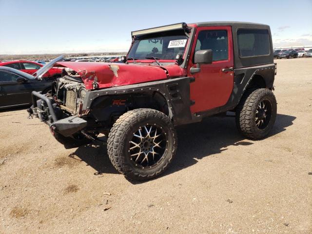 1J8FA24127L203334 - 2007 JEEP WRANGLER X RED photo 1