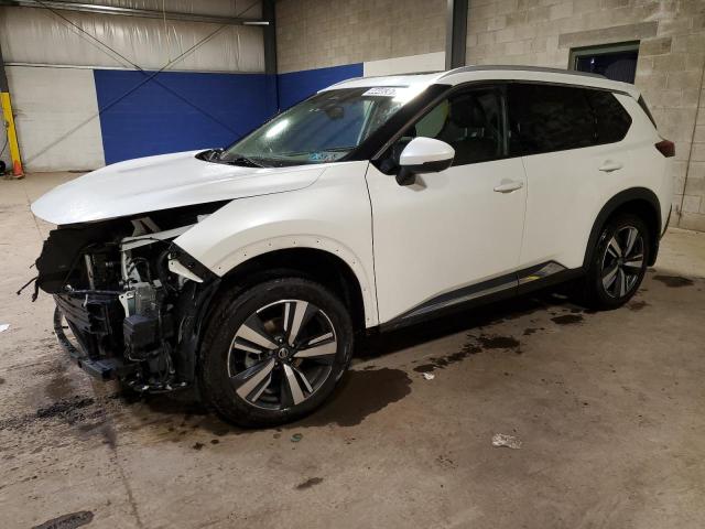 5N1AT3CB4MC690412 - 2021 NISSAN ROGUE SL WHITE photo 1