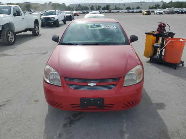 1G1AK18F187129535 - 2008 CHEVROLET COBALT LS RED photo 5