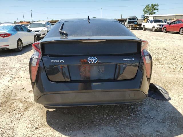 JTDKBRFU6G3009540 - 2016 TOYOTA PRIUS BLACK photo 6