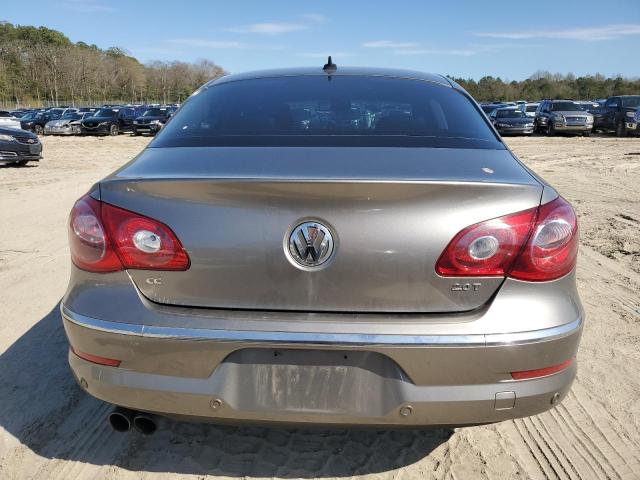 WVWHP7AN5AE540501 - 2010 VOLKSWAGEN CC LUXURY GRAY photo 6