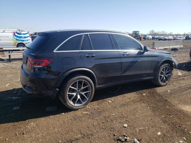 W1N0G8EB1MF886183 - 2021 MERCEDES-BENZ GLC 300 4MATIC BLACK photo 3