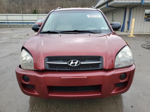 KM8JM12BX8U871646 - 2008 HYUNDAI TUCSON GLS BURGUNDY photo 5