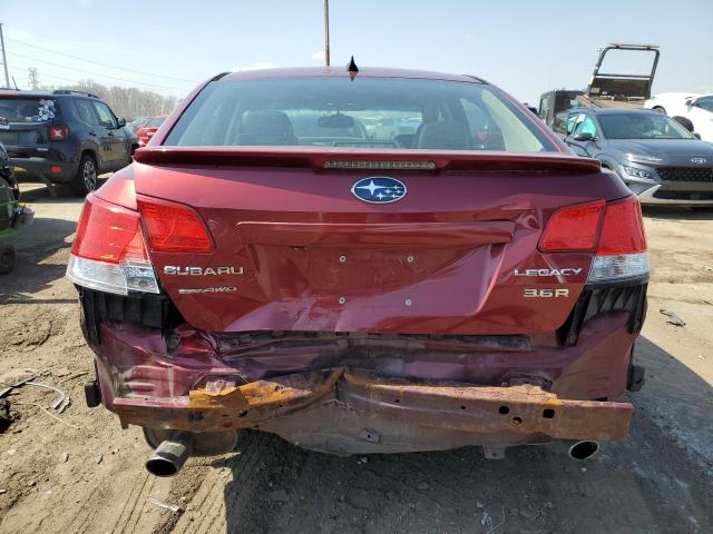 4S3BMDL65B2224909 - 2011 SUBARU LEGACY 3.6R LIMITED RED photo 6