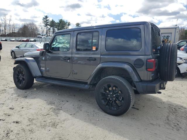 1C4JJXP61MW644758 - 2021 JEEP WRANGLER U SAHARA 4XE CHARCOAL photo 2