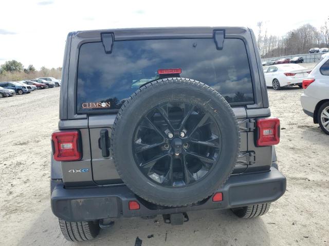 1C4JJXP61MW644758 - 2021 JEEP WRANGLER U SAHARA 4XE CHARCOAL photo 6