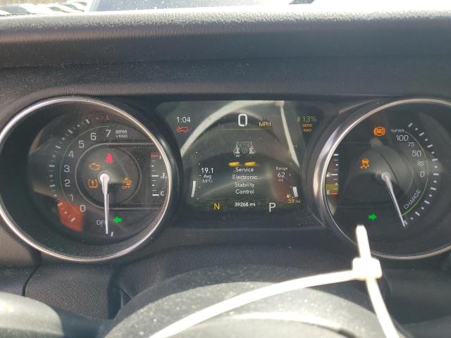 1C4JJXP61MW644758 - 2021 JEEP WRANGLER U SAHARA 4XE CHARCOAL photo 9