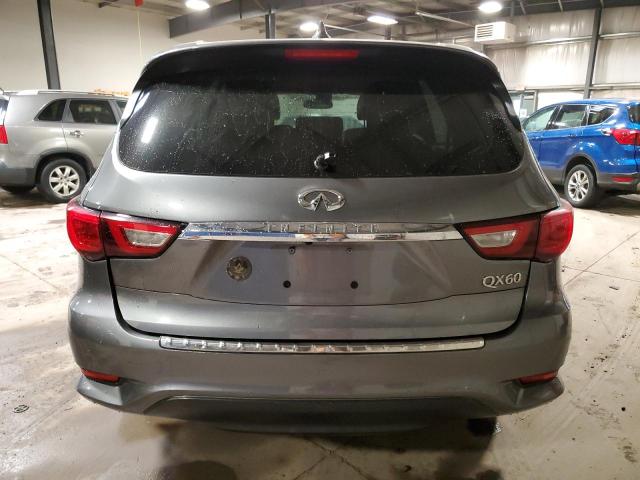 5N1DL0MM5HC551276 - 2017 INFINITI QX60 GRAY photo 6