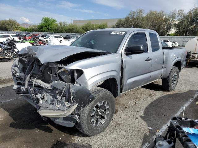5TFRX5GN5JX121908 - 2018 TOYOTA TACOMA ACCESS CAB ვერცხლისფერი ფოტო 1