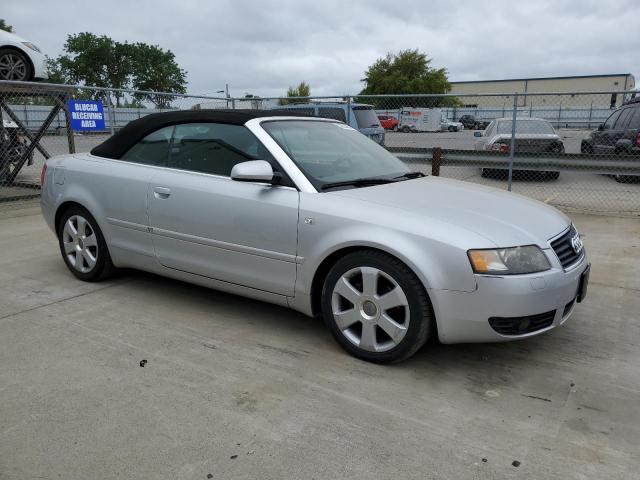 WAUAC48H06K004587 - 2006 AUDI A4 1.8 CABRIOLET SILVER photo 4