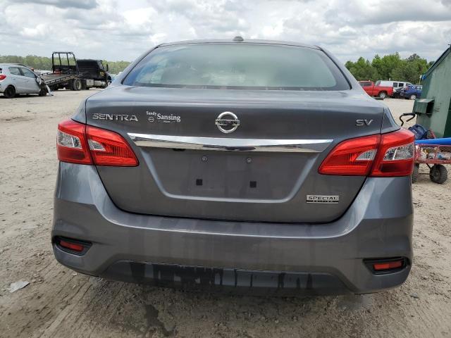 3N1AB7AP7KY351051 - 2019 NISSAN SENTRA S GRAY photo 6