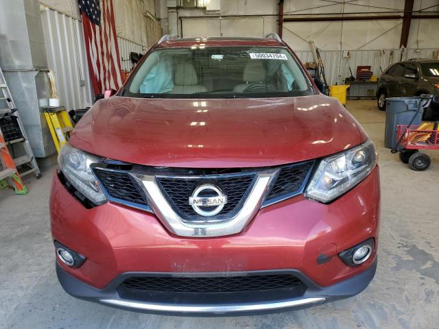 5N1AT2MV9GC757075 - 2016 NISSAN ROGUE S MAROON photo 5