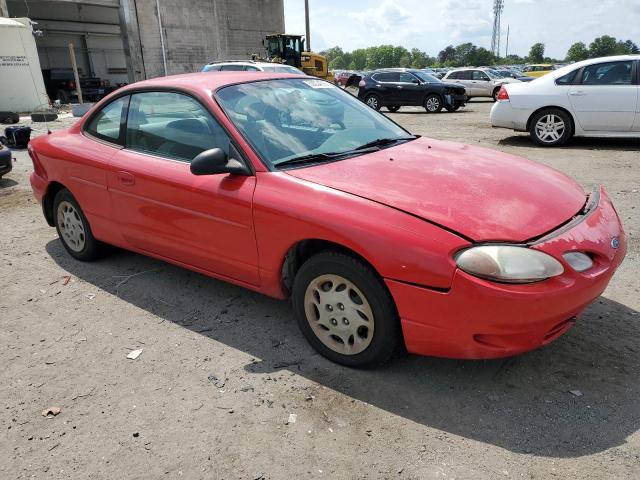 3FAFP1133WR156469 - 1998 FORD ESCORT ZX2 RED photo 4