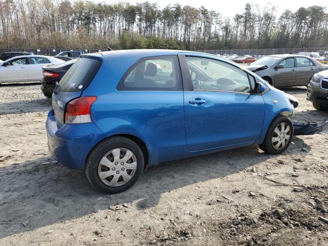 JTDJT4K34A5282917 - 2010 TOYOTA YARIS BLUE photo 3