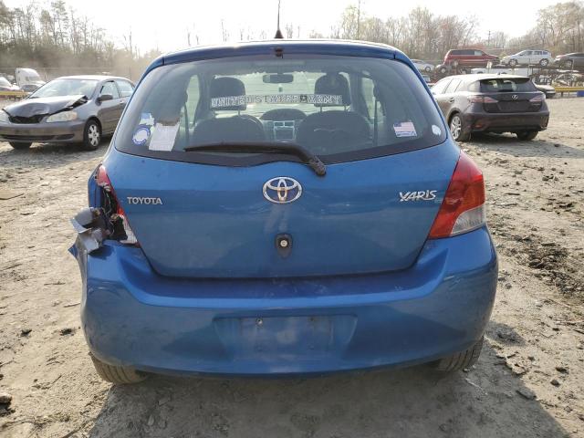 JTDJT4K34A5282917 - 2010 TOYOTA YARIS BLUE photo 6