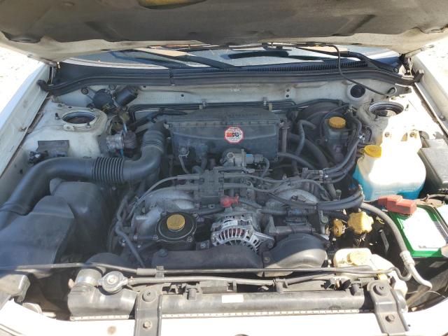 JF1SF65691H744499 - 2001 SUBARU FORESTER S WHITE photo 11